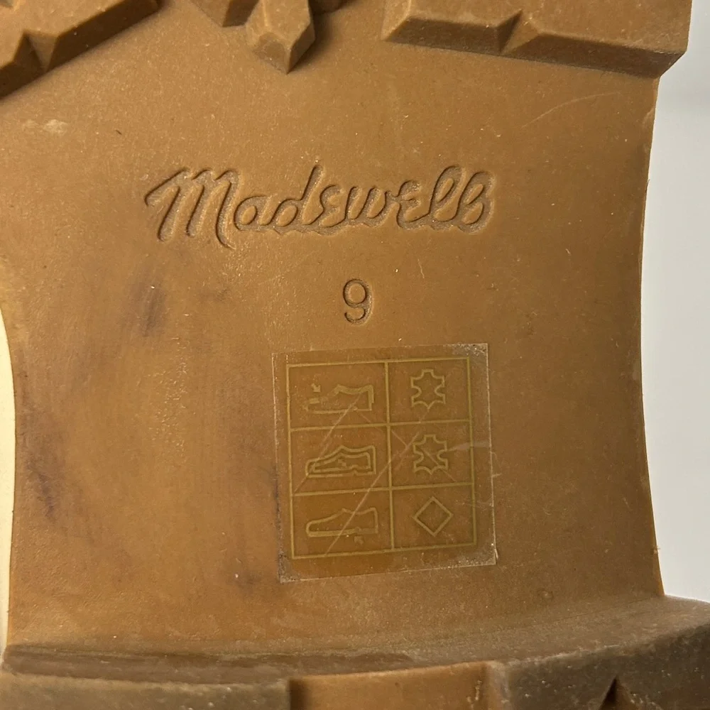 Madewell Cream Leather Lug Sole Penny Loafers - Picture 12 of 13